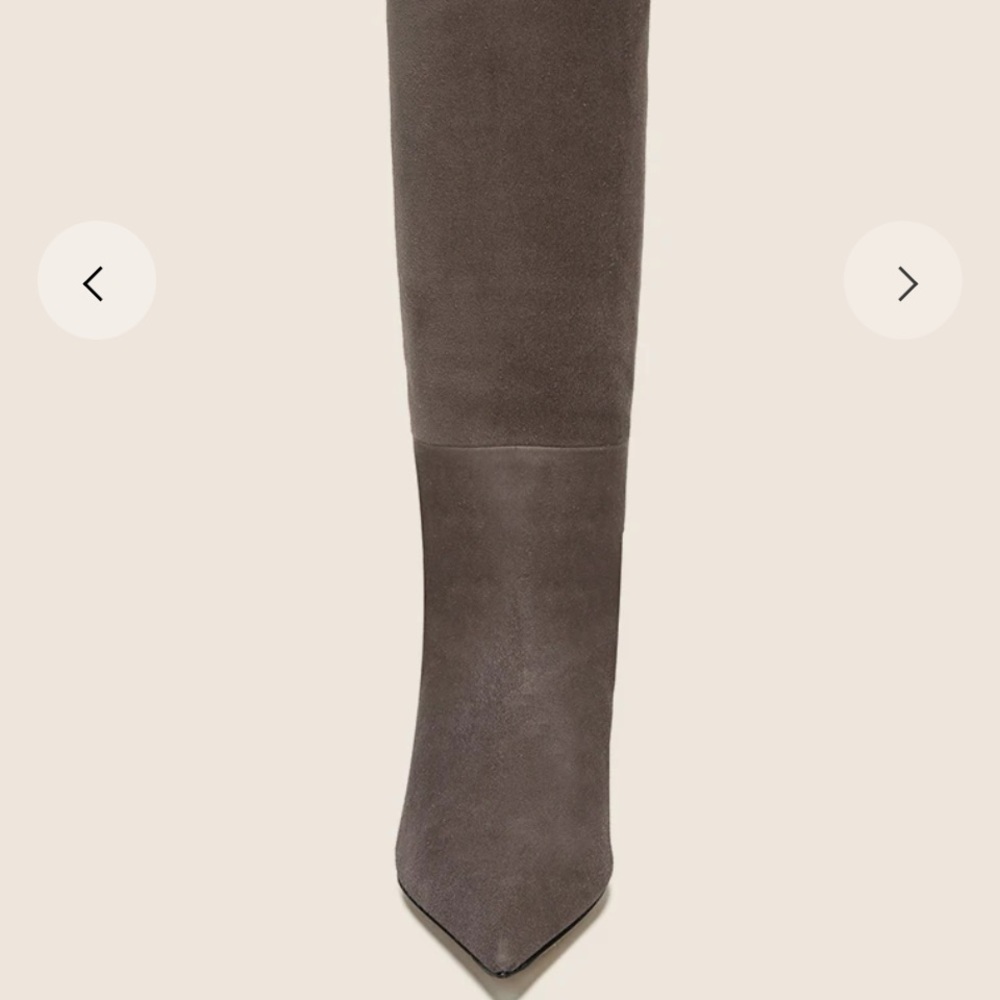 SOLD Veronica Beard Freda Grey Suede Boot - Picture 4 of 4